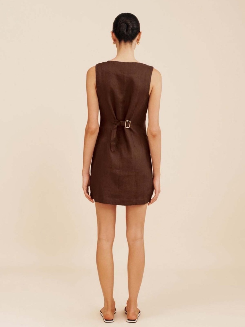 POSSE Emma Button Down Dress Size Small - Picture 2 of 8